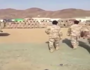 فيديو معايدة الجيش السعودي للجيش القطري على الحد الجنوبي على طريقتهم