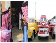 صور: مواطن يهدي خادم الحرمين سيارة تاريخية 
