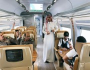 بالصور.. رحلة تجريبية لقطار الحرمين لكامل المسار بين مكة والمدينة استعداداً للتشغيل التجاري