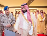 الأمير محمد بن سلمان يضع حجر الأساس لمشروع إنشاء مركز الحرب الجوي