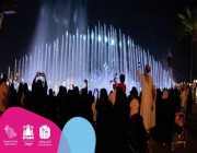 شاهد.. بحيرة “الرياض بوليفارد” تقدم 12 عرضاً لـ “النافورة الراقصة”