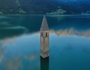 العثور على “قرية مفقودة” تحت بحيرة في إيطاليا