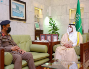 نائب أمير الرياض يستقبل مدير الدفاع المدني بالمنطقة