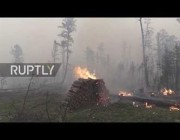 حرائق ضخمة تلتهم مساحات واسعة من غابة ياقوتيا في روسيا