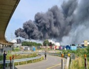 فيديو.. انفجار ضخم في مصنع للكيماويات بألمانيا