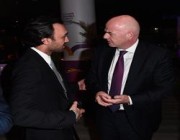 “الفيصل” يلتقي رئيس “فيفا” إنفانتينو على هامش نهائي يورو 2020