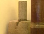 يزيد عمره على 1370 عاماً.. أحد أقدم أعمدة الكعبة المشرفة بمعرض الحرمين الشريفين (فيديو)