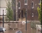فيديو.. انهيار منزل على الهواء في بلجيكا خلال لقاء مع عمدة المدينة