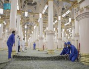 «سجاد إلكتروني» بتقنيات عصرية يزين المسجد النبوي وهذه أهم خصائصه