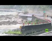 سيول جارفة تمحو جسرا في تايوان