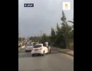 لحظة انقلاب سيارة بموكب زفاف بالعاصمة الجزائرية