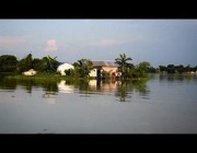 الفيضانات في ولاية اسام الهندية تجبر السكان على الفرار