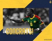 النصر يهنئ “أبو بكر” بفوز الكاميرون على موزمبيق