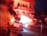 الحجرف يدين تفجير سيارة مفخخة بمدخل مطار عدن