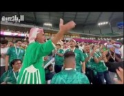 رابطة مشجعي المنتخب السعودي تصل ملعب مباراة الأخضر والأردن بين الشوطين