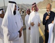 مكة: افتتاح تقاطع الطائف – السيل مع طريق المدينة المنورة بطول 9 كلم (صور)