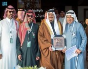 أمير منطقة الرياض بالنيابة يرعي حفل سباق الخيل على كأسي سمو ولي العهد