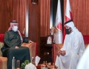 الأمير فهد بن جلوي يلتقي رئيس اللجنة الأولمبية البحرينية (صور)
