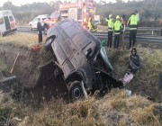 مقتل 12 وإصابة 11 في حادث على طريق سريع بالمكسيك