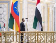 ولي عهد أبوظبي يلتقي برئيس الوزراء الإثيوبي