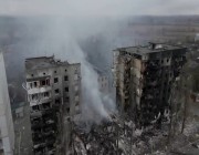 تصوير جوي يكشف حجم الدمار في بوروديانكا الأوكرانية