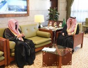 سمو أمير منطقة الرياض يستقبل رئيس جمعية غراس