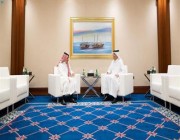 وزير الخارجية يبحث مع نظيره القطري فرص تعزيز التنسيق الثنائي بمختلف المجالات