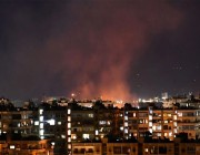 سماع دوي انفجارات في سماء ريف دمشق (فيديو)