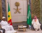 ولي العهد يستعرض مع رئيس السنغال أوجه العلاقات ومجالات التعاون الثنائي بين البلدين