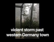 إعصار مدمر يـضرب غرب ألمانيا ويخلف خسائر كبيرة