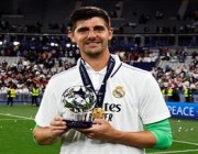 حارس ريال مدريد “كورتوا” يفوز بجائزة أفضل لاعب في نهائي أبطال أوروبا