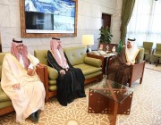 الأمير فيصل بن بندر يستقبل رئيس وأعضاء مجلس إدارة نادي الرياض
