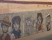 رسام سعودي يحول جدران حي بالرياض إلى لوحات فنية تنطق فناً (فيديو)