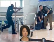 شاهد: شرطي أمريكي يطلق النار على امرأة  من أصول أفريقية بعد مطاردة  مثيرة داخل مطار في دالاس