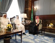 الأمير سعود بن طلال يستقبل رئيس مجلس مديري شركة وادي الأحساء