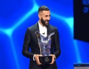 “بنزيما” يفوز بجائزة أفضل لاعب في أوروبا