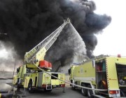 “مدني الرياض” يخمد حريقًا في مصنع بالصناعية الثانية دون إصابات (صور)