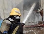 “مدني العاصمة المقدسة” يخمد حريقاً اندلع في مستودع بحي الكعكية (صور)