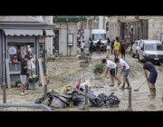 أضرار الفيضانات التي حلت على إيطاليا