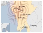 زلزال قويّ يهزّ ميانمار