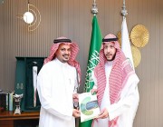 الأمير سعود بن نهار يستقبل رئيس جمعية الطائف الخضراء