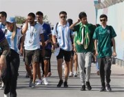 توافد الجماهير على استاد لوسيل لحضور مباراة الأخضر والأرجنتين (صور)