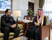 أمير منطقة الرياض يستقبل سفير جمهورية فنزويلا لدى المملكة