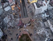 شاهد… لقطات جوية تظهر حجم الدمار في تركيا وسوريا جراء الزلزال
