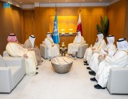 أمير دولة قطر يستقبل وزير الاقتصاد والتخطيط