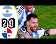ميسي يسجل.. (الأرجنتين 2-0 بنما)
