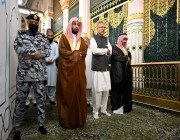 الرئيس الباكستاني يزور المسجد النبوي