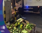 مصادرة أطنان من الخضراوات ببلدية الجامعة في جدة