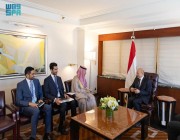 رئيس مجلس القيادة الرئاسي في الجمهورية اليمنية يستقبل سمو وزير الخارجية