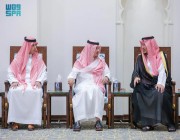 نائبِ أمير الشرقية يقدِّم التعازي للأمير فهد بن عبدالله بن جلوي
